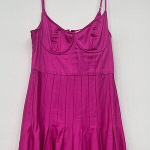 The GREAT. Fuchsia Petticoat Dress, size 2 (US 6-8)
